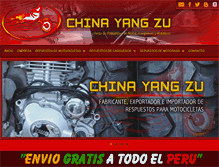 Tablet Screenshot of chinayangzu.com